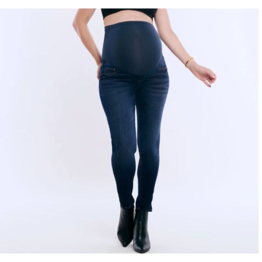 7 For All Mankind Secret Fit Belly Maternity Jeans Size 29 Skinny Dark Wash